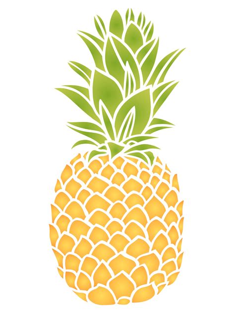 Pineapple Stencil Printable